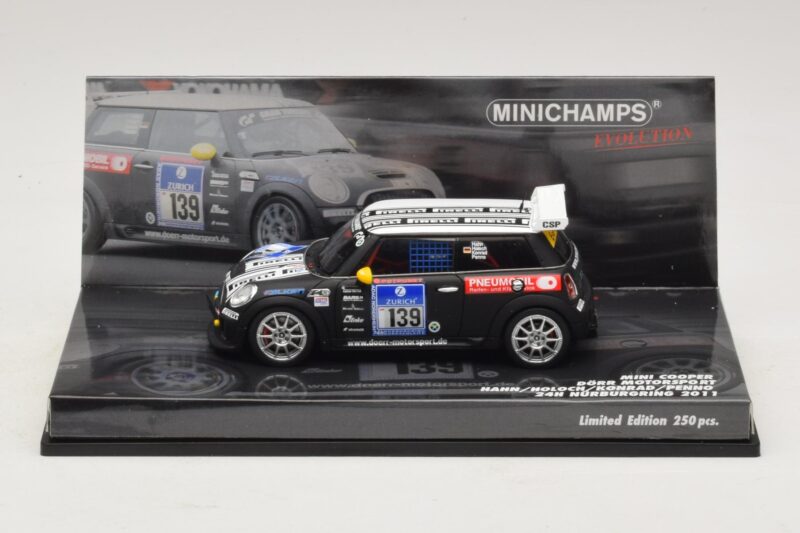 Mini Cooper Dörr Motorsport #139 Hahn / Holoch 24 Hours of Nürburgring 2011 Minichamps 1:43 437112139 メタル