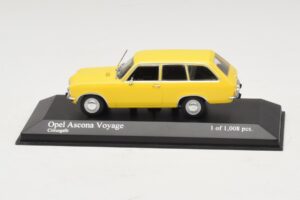 Opel Ascona A Voyage イエロー Minichamps 1:43 400045811 メタル