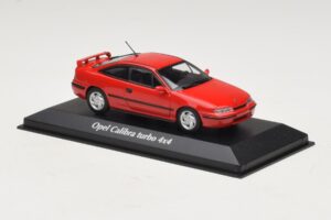 Opel Calibra Turbo 4x4 レッド Maxichamps 1:43 940045721 メタル - 画像 3/4