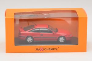Opel Calibra Turbo 4x4 レッド Maxichamps 1:43 940045721 メタル - 画像 4/4