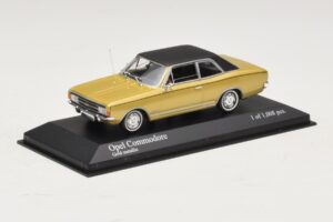 Opel Commodore A ゴールドメタリック Minichamps 1:43 430046165 メタル - 画像 2/4