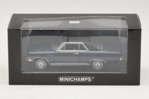 Opel Diplomat A V8 Coupe ダークブルー Minichamps 1:43 400048021 メタル - 画像 4/4