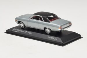 Opel Diplomat A V8 Coupe シルバー Minichamps 1:43 400048020 メタル - 画像 3/4