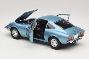Opel GT Blue Metallic Minichamps 1:18 180049030 メタル - 画像 5/8