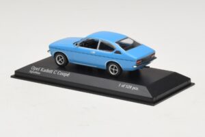 Opel Kadett C Coupe ブルー Minichamps 1:43 430045628 メタル - 画像 3/4
