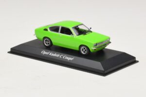 Opel Kadett C Coupe グリーン Maxichamps 1:43 940045621 メタル - 画像 3/4