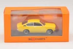 Opel Kadett C Coupe イエロー Maxichamps 1:43 940045620 メタル - 画像 4/4