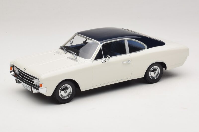 Opel Rekord C クーペ ホワイト ブルー Minichamps 1:18 107047021 レジン
