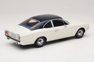 Opel Rekord C クーペ ホワイト ブルー Minichamps 1:18 107047021 レジン - 画像 2/6