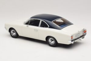 Opel Rekord C クーペ ホワイト ブルー Minichamps 1:18 107047021 レジン - 画像 5/6