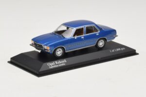 Opel Rekord D ブルーメタリック Minichamps 1:43 400044002 メタル - 画像 2/4