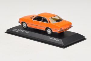 Opel Rekord D クーペ オレンジ Minichamps 1:43 400044024 メタル - 画像 3/4