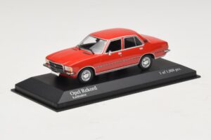 Opel Rekord D レッド Minichamps 1:43 400044004 メタル - 画像 2/4