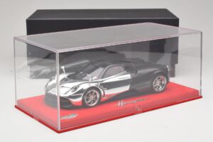 Pagani Huayra Chrome Silver ワンオフ BBR 1:18 P1873CM レジン - 画像 7/7