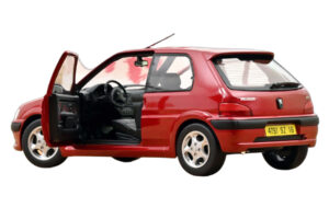 Peugeot 106 S16 Lucifer Red Norev 1:18 184921 メタル - 画像 2/3