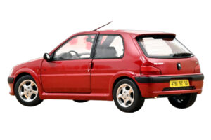 Peugeot 106 S16 Lucifer Red Norev 1:18 184921 メタル - 画像 3/3