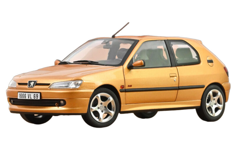 Peugeot 306 S16 Blaze Yellow Norev 1:18 Peugeot 306 S16 Blaze Yellow Norev 1:18 184940 メタル