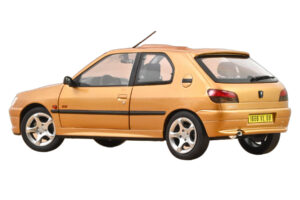 Peugeot 306 S16 Blaze Yellow Norev 1:18 184940 メタル - 画像 3/3