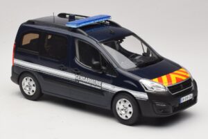 Peugeot Partner Gendarmerie ダークブルー Norev 1:18 184890 メタル - 画像 4/6