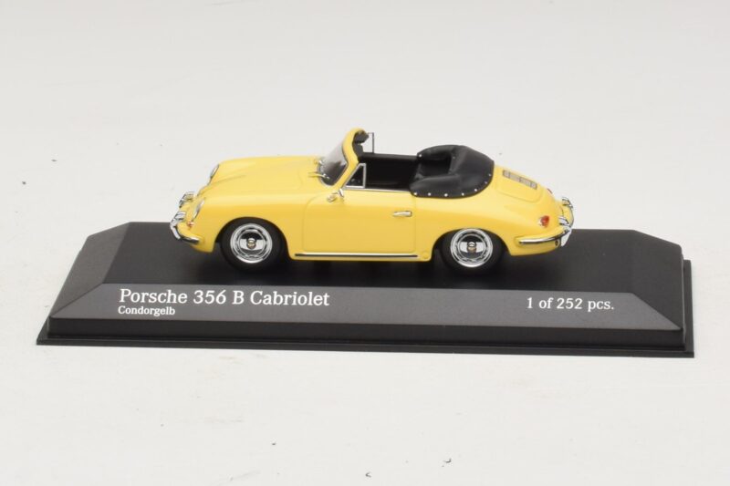 Porsche 356 B カブリオレ イエロー Minichamps 1:43 400064334 メタル