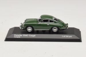 Porsche 356C ダークグリーン Minichamps 1:43 430062329 メタル