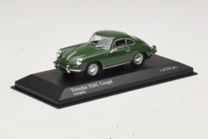 Porsche 356C ダークグリーン Minichamps 1:43 430062329 メタル - 画像 2/4