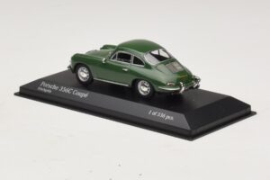 Porsche 356C ダークグリーン Minichamps 1:43 430062329 メタル - 画像 3/4