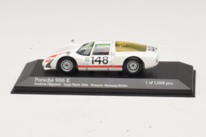 Porsche 906 K Scuderia Filipinetti #148 W. Mairesse / H. Muller Targa Florio Winners 1966 Minichamps 1:43 400666648 メタル