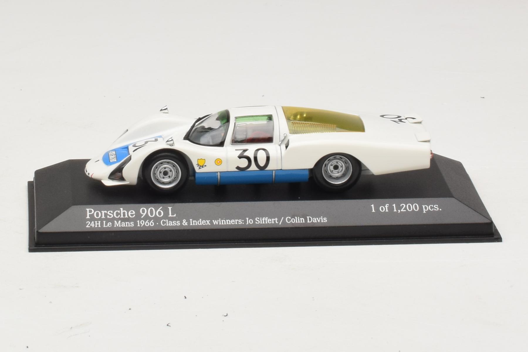 ミニチャンプス ポルシェ906 LH 1/43 ルマン1966 優勝車