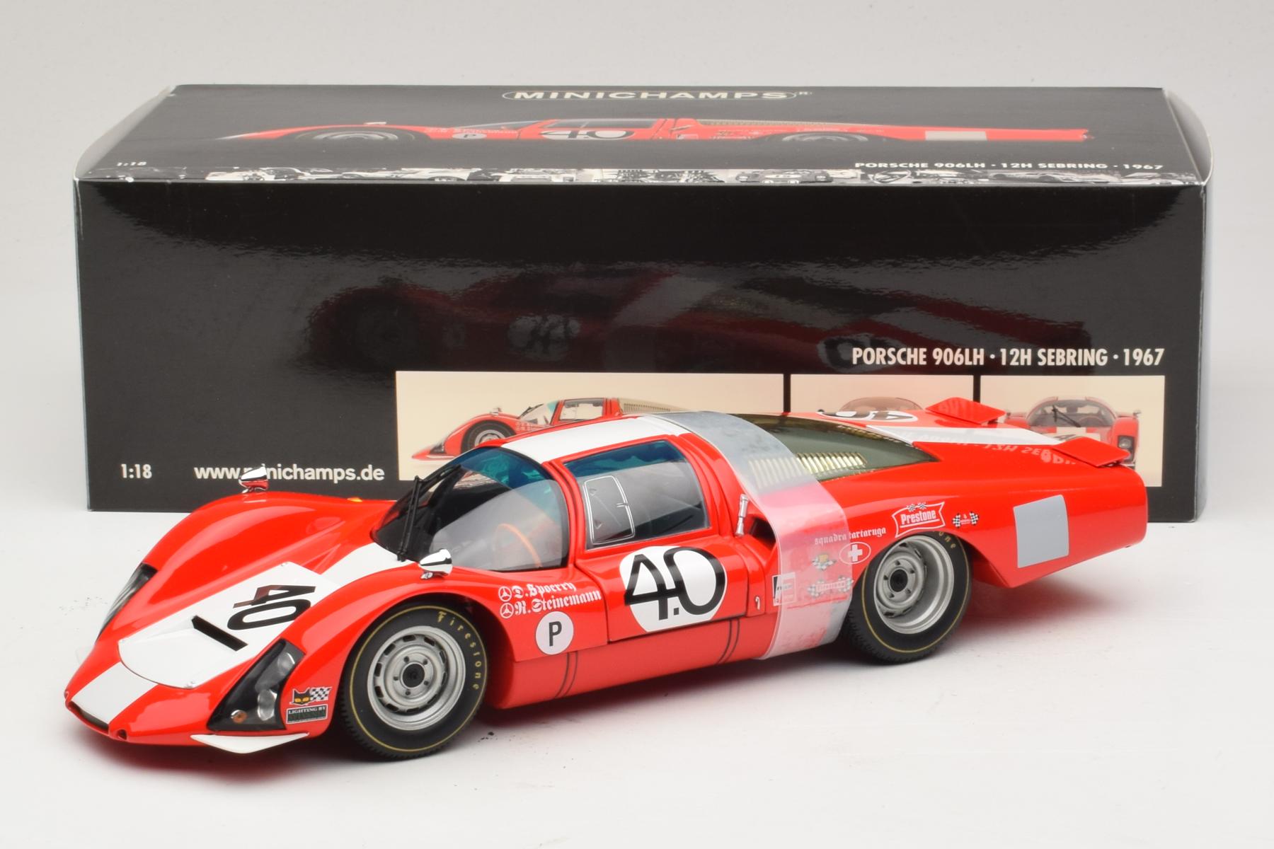 Minichamps Porsche 906 LH #40 セブリング1967 1:18