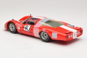 Porsche 906 LH Squadra Tartaruga #40 D. Spoerry / R. Steinemann 12 Hours of Sebring 1967 Minichamps 1:18 100676140 メタル - 画像 7/8