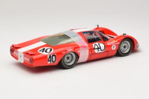 Porsche 906 LH Squadra Tartaruga #40 D. Spoerry / R. Steinemann 12 Hours of Sebring 1967 Minichamps 1:18 100676140 メタル - 画像 3/8