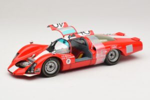Porsche 906 LH Squadra Tartaruga #40 D. Spoerry / R. Steinemann 12 Hours of Sebring 1967 Minichamps 1:18 100676140 メタル - 画像 2/8
