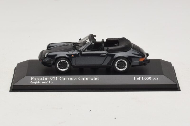 Porsche 911 930 Carrera Cabriolet グレーメタリック Minichamps 1:43 430062037 メタル