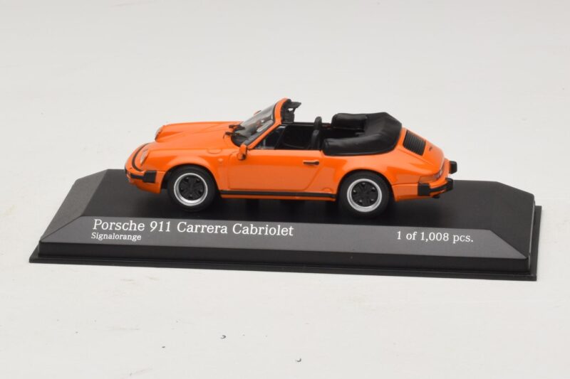 Porsche 911 930 Carrera Cabriolet オレンジ Minichamps 1:43 430062038 メタル