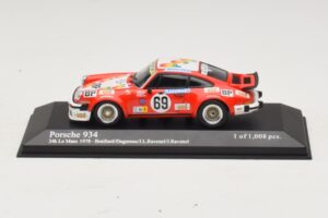 Porsche 911 934 #69 Braillard / Dagoreau 24 Hours of Le Mans 1978 Minichamps 1:43 400786469 メタル