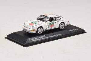 Porsche 911 964 Carrera 2 #33 M. Hakkinen Monaco Carrera Cup Winner 1993 Minichamps 1:43 430936033 メタル - 画像 2/4