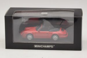 Porsche 911 964 Carrera 2 Cabriolet レッド Minichamps 1:43 430067330 メタル - 画像 4/4
