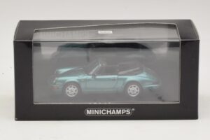 Porsche 911 964 Carrera 2 Cabriolet ターコイズ Minichamps 1:43 430067332 メタル - 画像 4/4