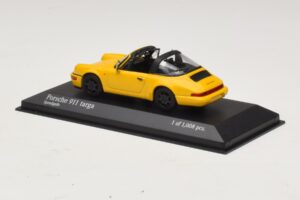 Porsche 911 964 Targa イエロー Minichamps 1:43 400061367 メタル - 画像 3/4