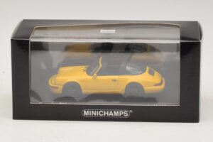 Porsche 911 964 Targa イエロー Minichamps 1:43 400061367 メタル - 画像 4/4