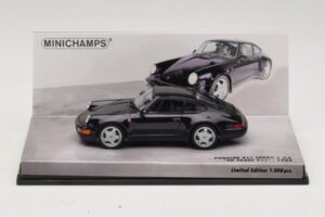 Porsche 911 964 Turbo S 3.6 30周年記念 ブラック Minichamps 1:43 436069171 メタル