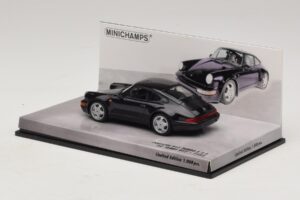Porsche 911 964 Turbo S 3.6 30周年記念 ブラック Minichamps 1:43 436069171 メタル - 画像 3/5