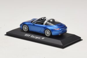 Porsche 911 991 Targa ブルーメタリック Minichamps 1:43 WAP0200350E メタル - 画像 3/4