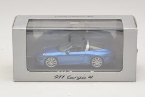 Porsche 911 991 Targa ブルーメタリック Minichamps 1:43 WAP0200350E メタル - 画像 4/4