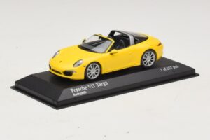 Porsche 911 991 Targa イエロー Minichamps 1:43 410062441 メタル - 画像 2/4