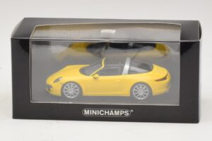 Porsche 911 991 Targa イエロー Minichamps 1:43 410062441 メタル - 画像 4/4