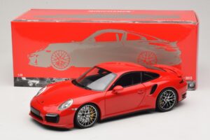 Porsche 911 991 Turbo S レッド Minichamps 1:18 110062320 メタル - 画像 8/8