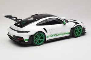 Porsche 911 992 GT3 RS Tribute to Carrera RS ホワイト Python Green Norev 1:12 127535 メタル - 画像 2/6