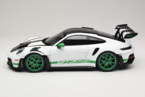 Porsche 911 992 GT3 RS Tribute to Carrera RS ホワイト Python Green Norev 1:12 127535 メタル - 画像 3/6